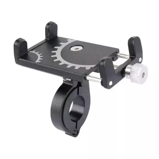 Bicycle Phone Holder Mount Mobile Cell GPS Metal Riding MTB Motorcycle Stand Br