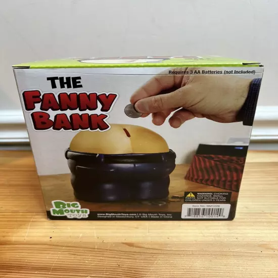 Fanny Bank Coin Holder Farting Coin Drop Big Mouth Toys Toot Gag Gift