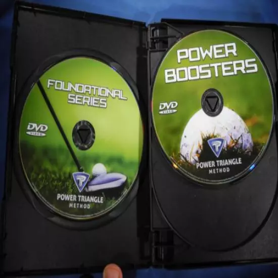 Power Foundation Bundle 4 DVD Set Power Triangle Method Bobby Wilson Golf Aid