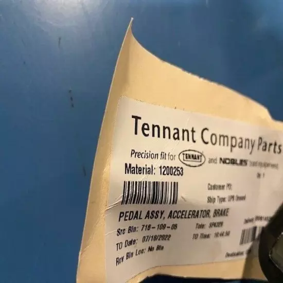 Tennant 1200253 PEDAL ASSY, ACCELERATOR, BRAKE