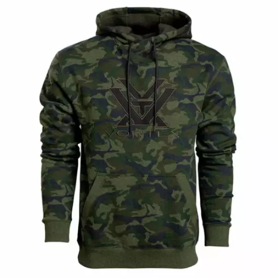 VORTEX Men's Core Logo Comfort Camo Green Hoodie (220-57-CAM)