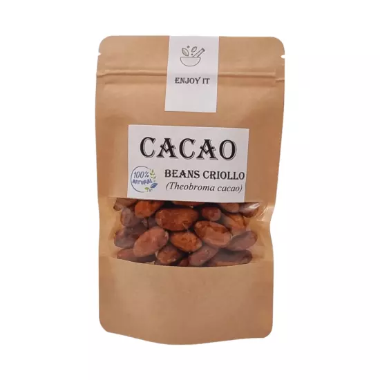 Cacao Beans Whole | Criollo | Organic | Theobroma Cacao | Cocoa Beans | Premium