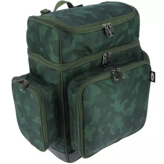 NEW NGT Carp Fishing CAMO XPR Multi Compartment 50L Rucksack Bag Fishing Camping