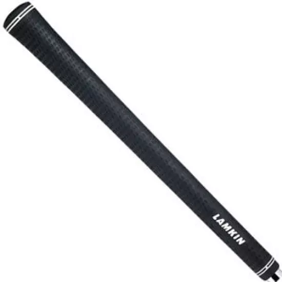 Lamkin Crossline Black Oversize / Jumbo (+1/8") Golf Grips - Brand New