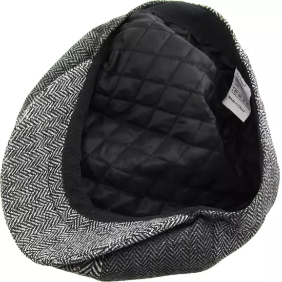 Mens Ivy Hat Golf Driving Ascot Winter Flat Cabbie Newsboy