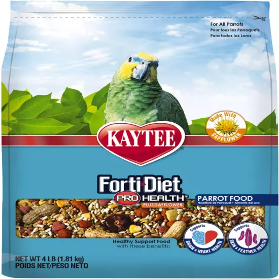 Kaytee Fdph Feather Parrot With Safflower 4 Lb Null