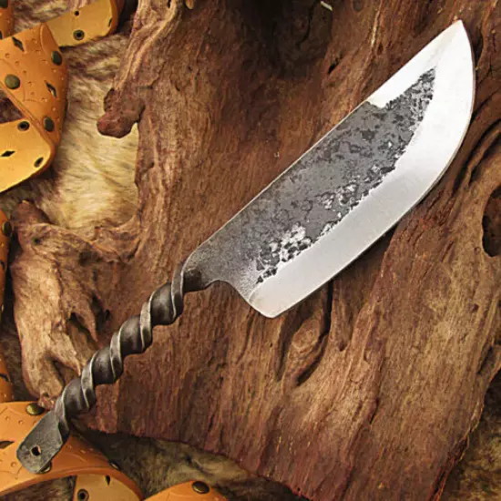 Medieval Maximus Viking Renaissance Full Tang Handforged Iron Steel Knife