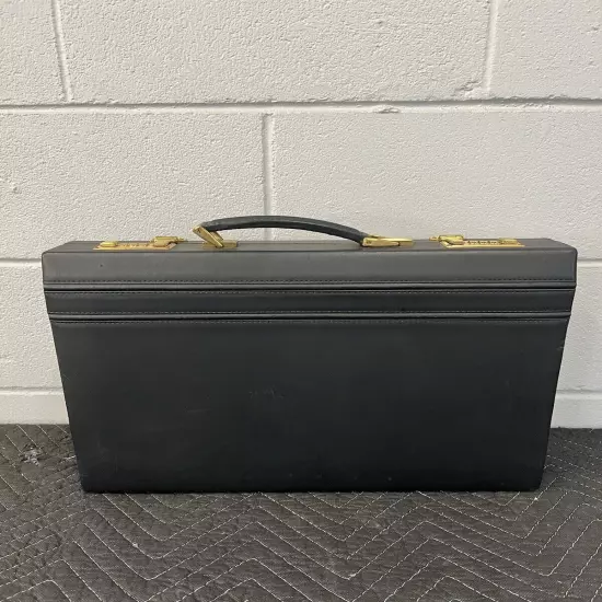 Rona Vintage Leather / Suede Interior Briefcase (1984) Perfect Condition