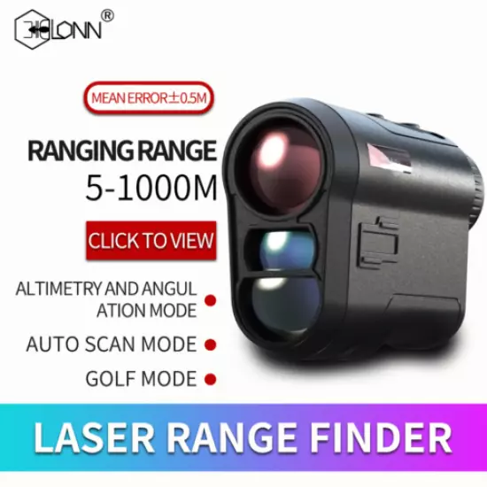 1000 Yards Infrared Golf Laser Rangefinder 6X Laser Range Finder with Slope Lock