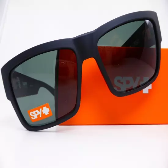 SPY+ Sunglasses CYRUS Matte Black - Happy Grey Green Lens - 673180374863