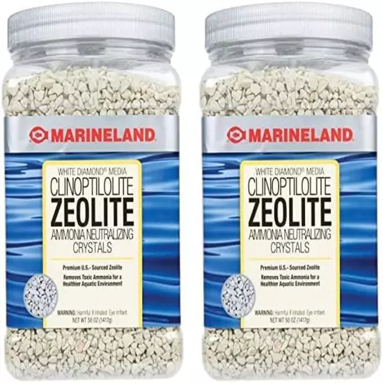 Marineland White Diamond 50 Ounces, Removes Toxic Ammonia aquarium Filter Media