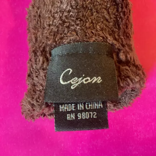 Cejon Brown Warm Winter Women's Gloves Stretch One Size Fits Small to Medium