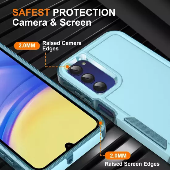 For Samsung Galaxy A03S A32 5G A12 A25 A42 Case Phone Cover +Tempered Glass