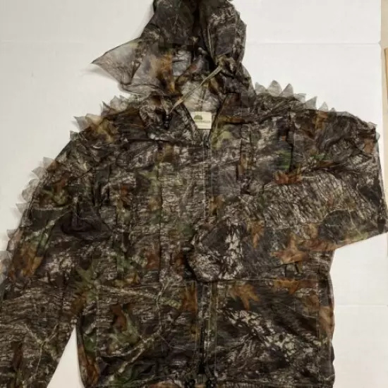 Underbrush Ghillie Jacket Camoflauge Hunting (S-M) 3-D Mesh Camo Green US Patent