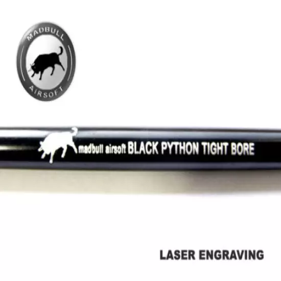 Madbull Airsoft Black Phyton 6.03mm ver2 inner barrel.Choose an available length