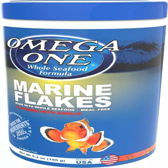 Omega One Garlic Marine Flakes, 5.3 oz