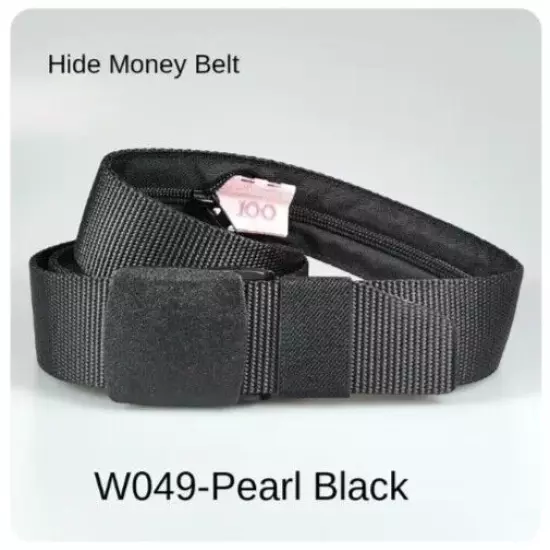 Travel Cash Anti Theft Belt Waist Bag Women Portable Hidden Money Strap Belt Wal