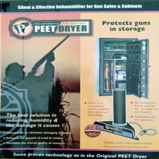 Peet Dryer - M10 SafeKeeping dryer & dehumidifier for Gun Safes & Cabinets - New