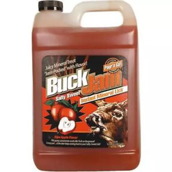 6 Pk Gallon Ripe Apple Deer Buck Jam Instant Mineral Lick Bait Attractant 11303