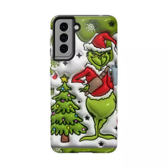 Grinch Tough Phone Cases Samsung S20 S21 S22 S23 Iphone 15 14 13 12 11