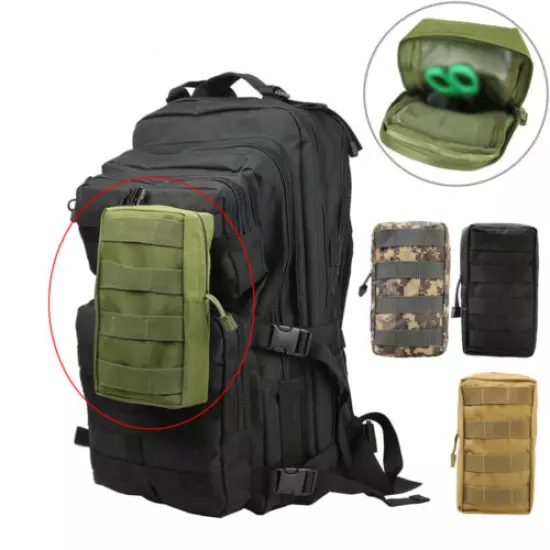 Tactical Molle Pouch Bag EDC Tool Pouch for Backpack Hunting Accessory Bag New