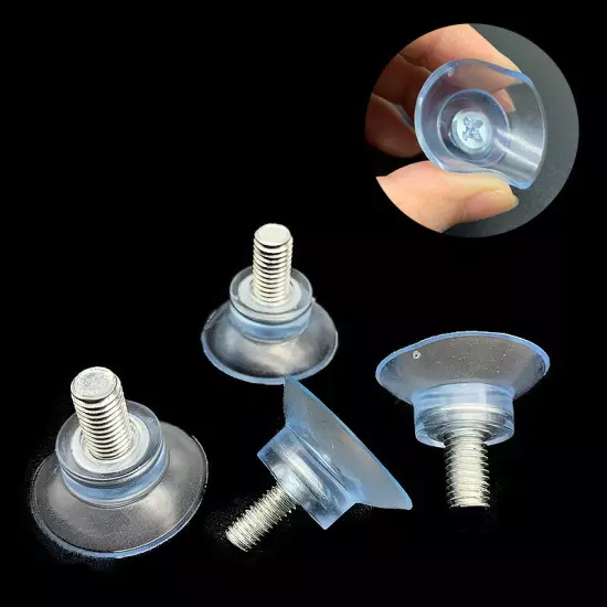 Thumb Screw Sucker Suction Cups 13/17/18/20/30mm PVC Rubber Glass Suckers