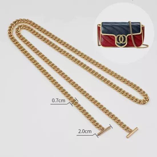 Chain Crossbody Shoulder Strap for Gucci Marmont/Dionysus mini Speedy Series