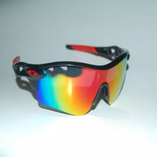 Black / Red Radar Lock Sunglasses Durable - Flexable