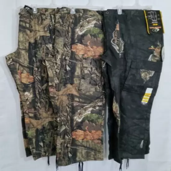 MENS NWT & NWOT MOSSY OAK CAMO CARGO PANTS SIZE 48/50