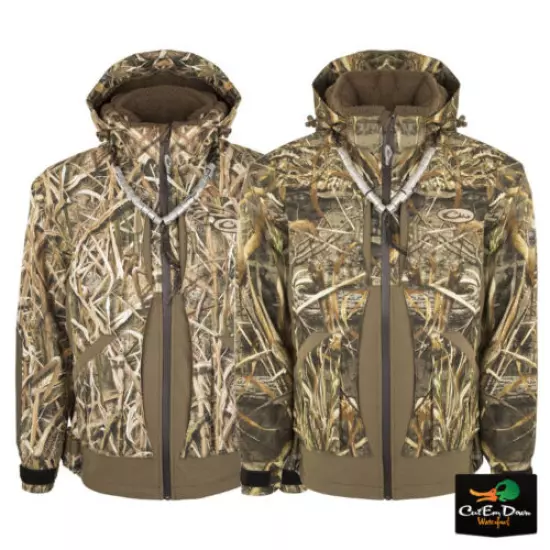 DRAKE WATERFOWL GUARDIAN ELITE LAYOUT BLIND JACKET INSULATED FULL ZIP COAT