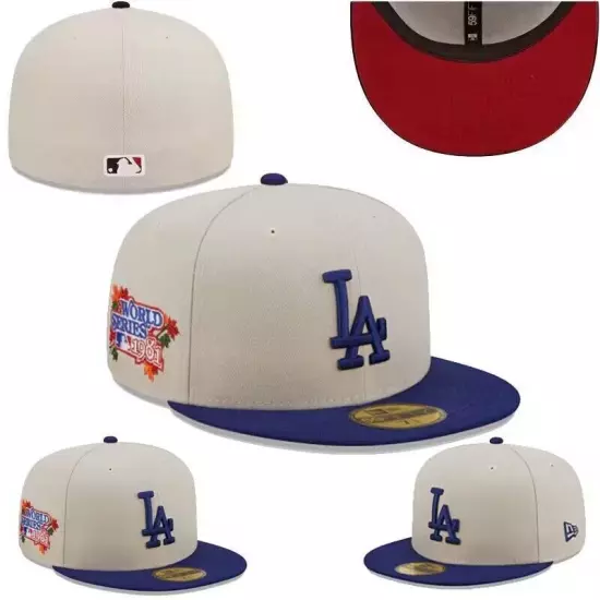 Los Angeles Dodgers Fitted Hat Cap 2024 MLB Fashion Baseball Cap Unisex