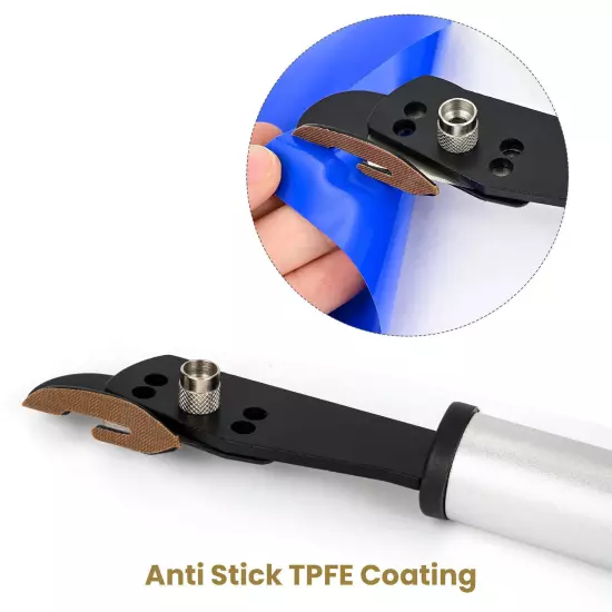 Scalable Pole Long Handle Cutter, Anti-Sticky PTFE Felt Vinyls Wallpaper Cutter 