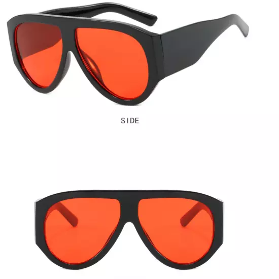 Fashion Oval Siamese Len Sunglasses For Men Women Outdoor Glasses UV Protection