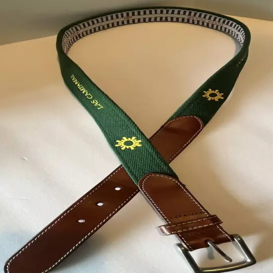 PETER MILLAR- Woven/Embroidered Golf Belt-38-Las Campanas-Sante Fe NM Course