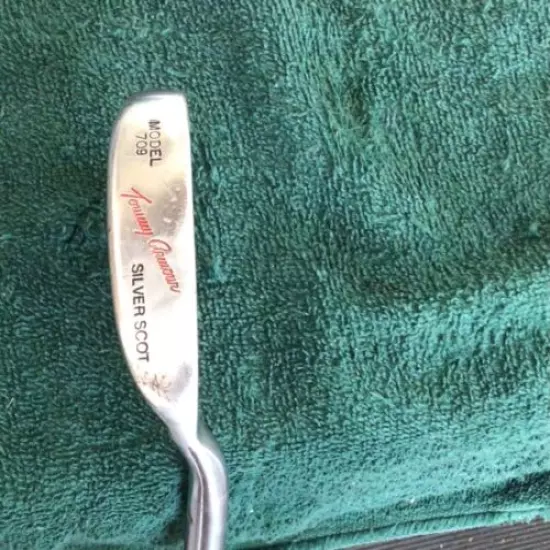 Tommy Armour Silver Scot Model 709 right handed green shafted putter RH