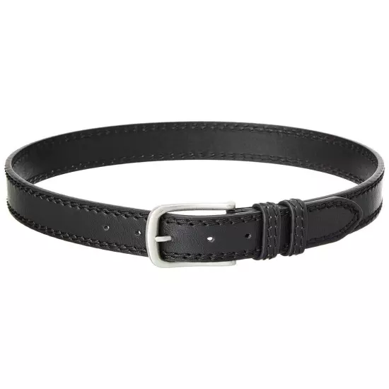 Savile Row Double Heavy Stitch Bonded Leather Belt Men's 36