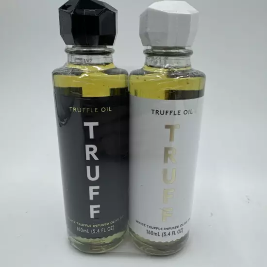 TRUFF Truffle Oil White & Black Truffle Infused Olive Oil - (5.4 FL OZ) (2 PACK)