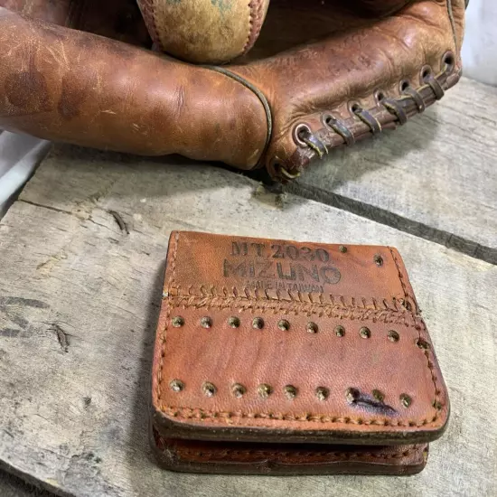 Handmade Baseball Glove Wallet Mizuno Card Pocket Bifold Phillies