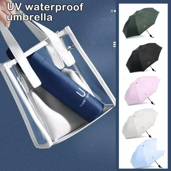 Anti-UV UPF50+ Automatic Open Umbrella Folding Umbrella 10 Rib Windproof Tr GXD