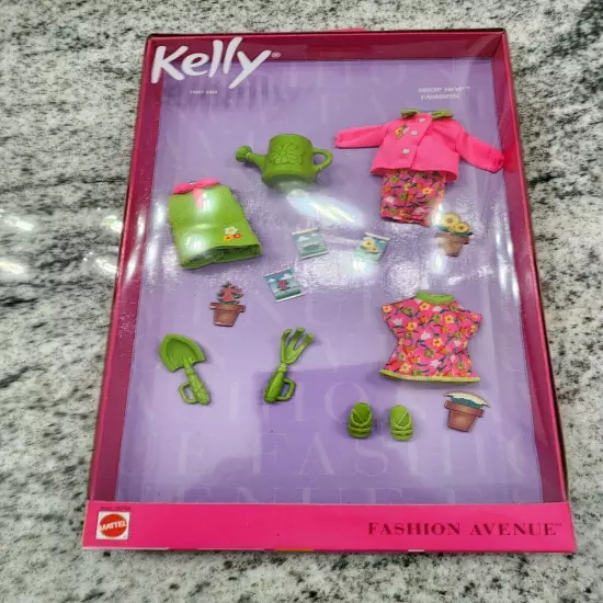 Barbie Clothes Kelly Fashion Avenue Set 25754 Flower Maker 2000 New