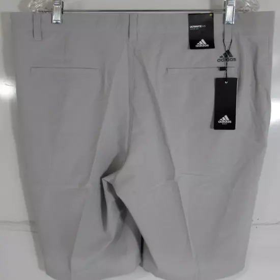 Adidas Ultimate 365 Men Golf Shorts - Size 36 - Gray Slash Pockets