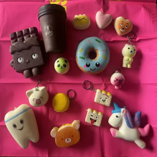 Lot Of Squishy Toys