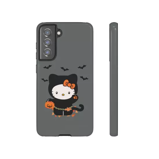 HALLOWEEN HELLO KITTY Phone Case, iPhone and Samsung Glossy Tough Phone Cases