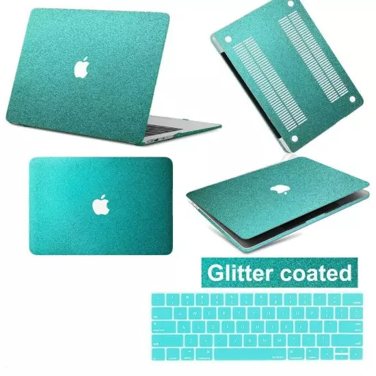 Shinny Glitter Rainbow Hard Case KB Cover For New Macbook Pro Air 11 13 14 15 16