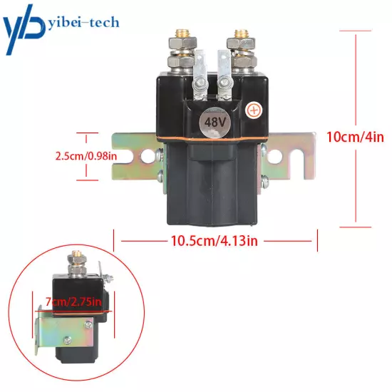 48 Volt Solenoid 1027747-01 For Club Car DS & Precedent 2000-Present