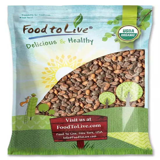 Organic Cacao Beans – Non-GMO, Keto, Vegan, Dry, Bulk – by Food to Live