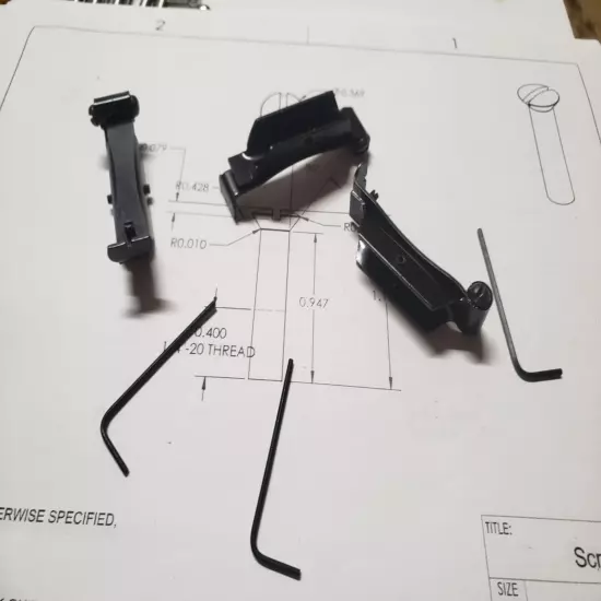 Sheridan /Benjamin set screw rear sight 