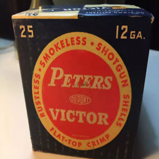 Peters Victor Field Load 12ga Box Empty