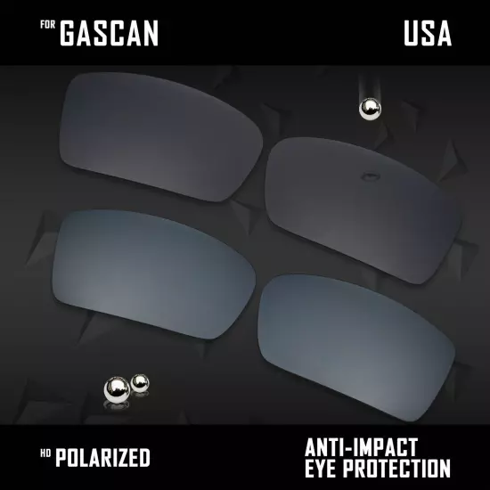 Anti Scratch Polarized Replacement Lenses for-Oakley Gascan OO9014 Options