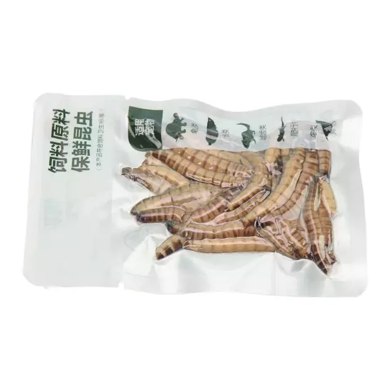 Reptile Mealworms Food Natural Fish Mealworms Fodder For Reptiles Tort AD5